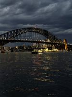 Brücke bei Nacht - Sydney - New South Wales - Australien &ndash; &copy; Manuel González Urrutia (Eberhardt TRAVEL)