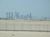 Abu Dhabi aus der Ferne