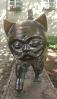 Katzenskulptur Jonas &ndash; &copy; Simone Willner (Eberhardt TRAVEL)