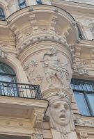 Jugendstilelement in Riga &ndash; &copy; Simone Willner (Eberhardt TRAVEL)