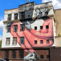 Kaunas Streetart an ehem. Schuhfabrik &ndash; &copy; Heike Jack (Eberhardt TRAVEL)
