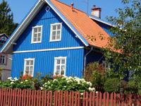 Litauen - Kurische Nehrung - Nidden - Holzhaus  &ndash; &copy; Martina Häselbarth (Eberhardt TRAVEL)