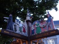 Mechelen, lustiger Wegweiser