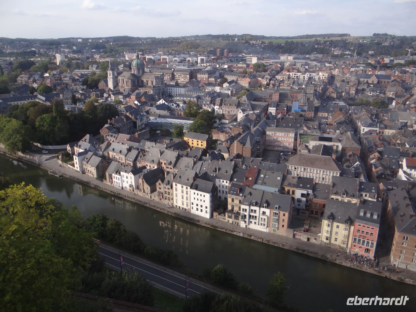 Blick von der Seilbahn auf Namur.  &ndash; &copy; Vivian Kreft (Eberhardt TRAVEL)