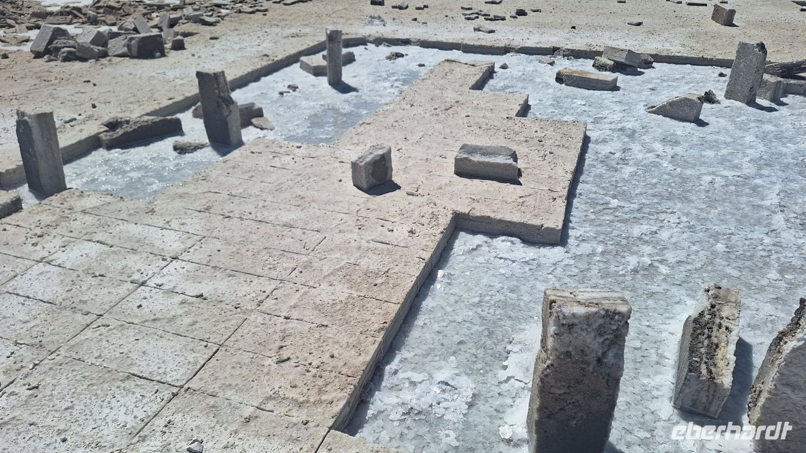 Uyuni Salzsee: Salzabbau &ndash; &copy; Sinah Witzig (Eberhardt TRAVEL)