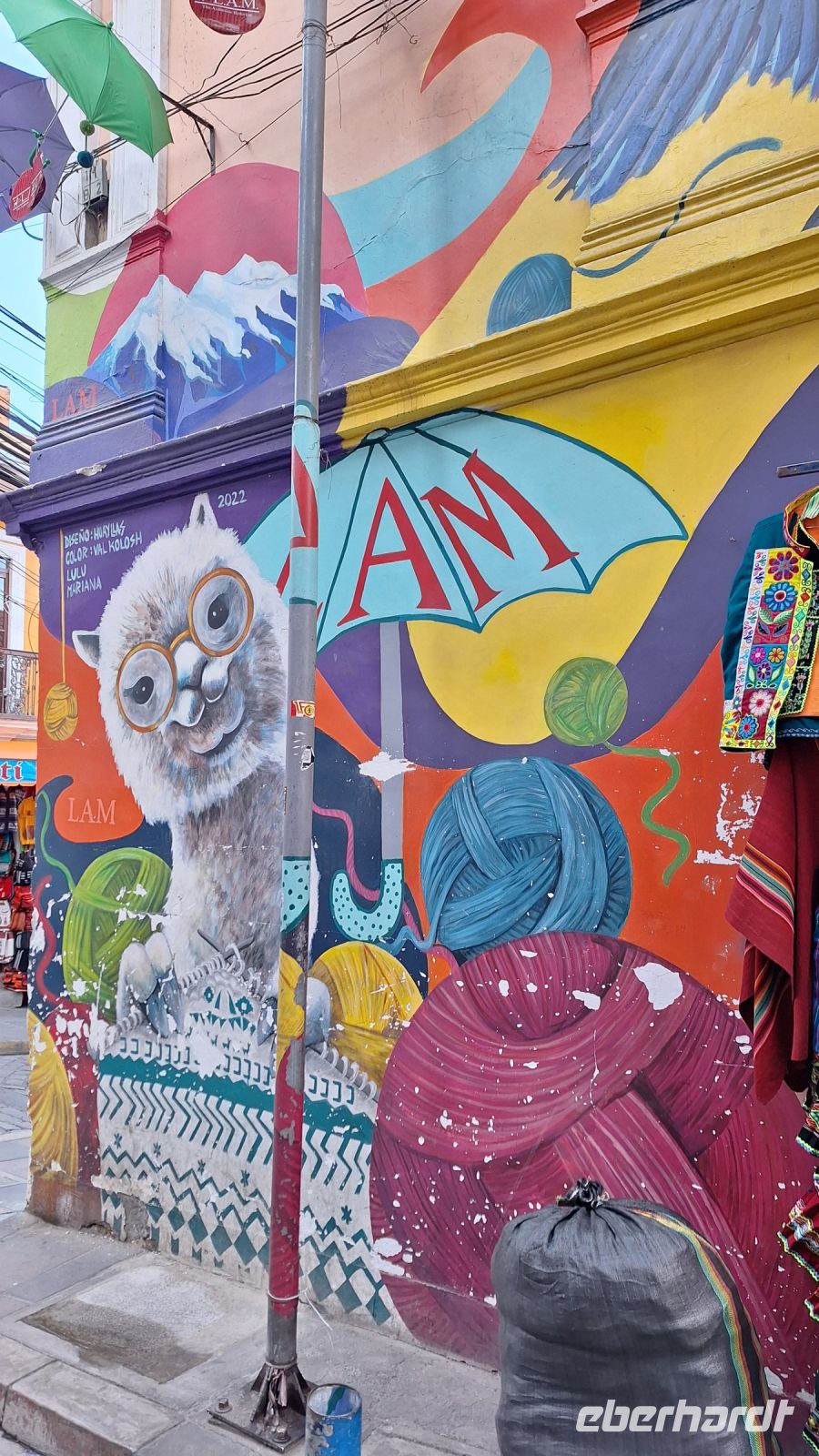 La Paz: Straßenkunst &ndash; &copy; Sinah Witzig (Eberhardt TRAVEL)