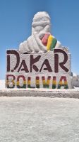Uyuni Salzsee: Dakardenkmal &ndash; &copy; Sinah Witzig (Eberhardt TRAVEL)