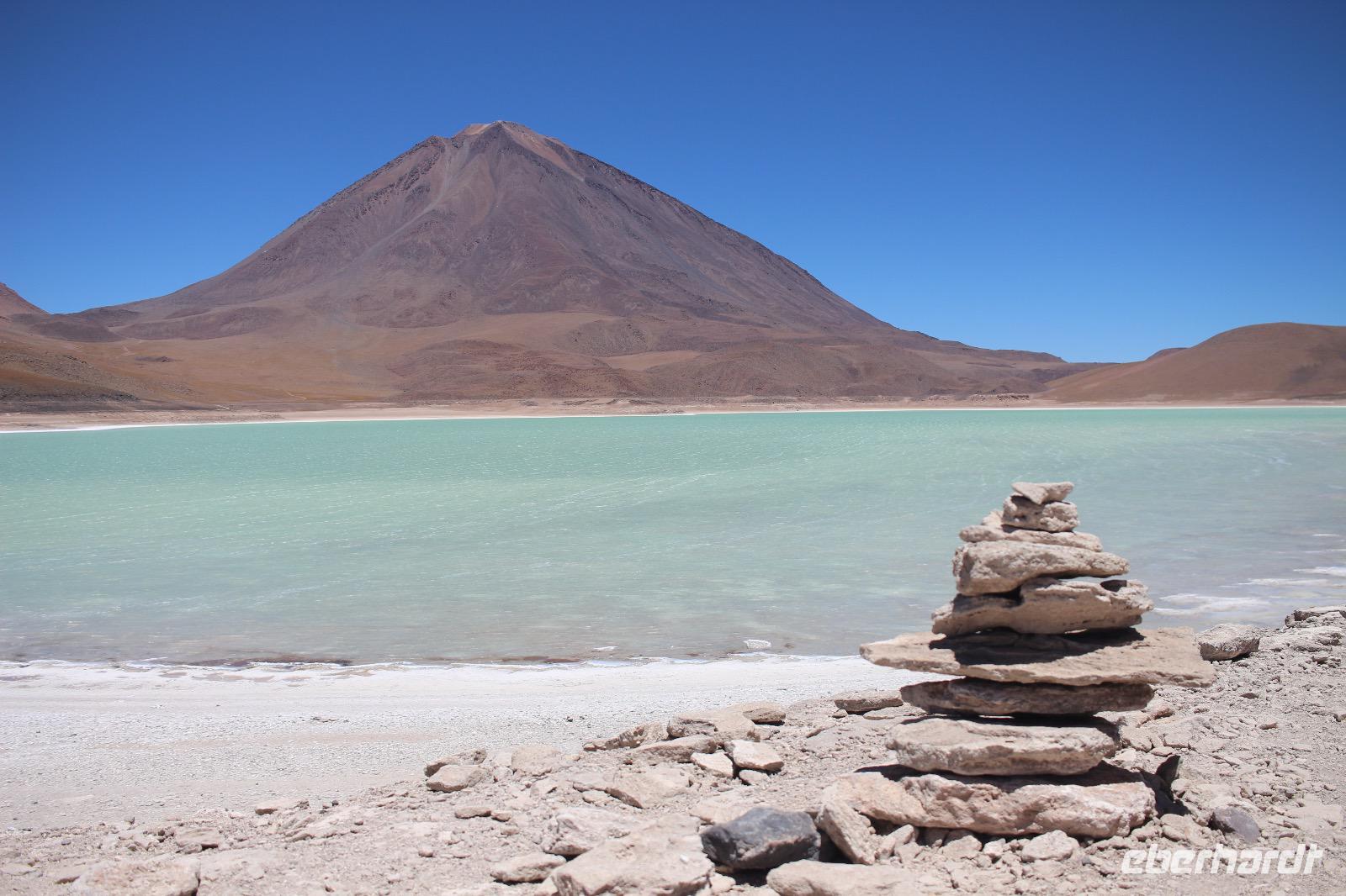 Laguna Verde am Vulkan Licancabur &ndash; &copy; Marianne Förster (Eberhardt TRAVEL)