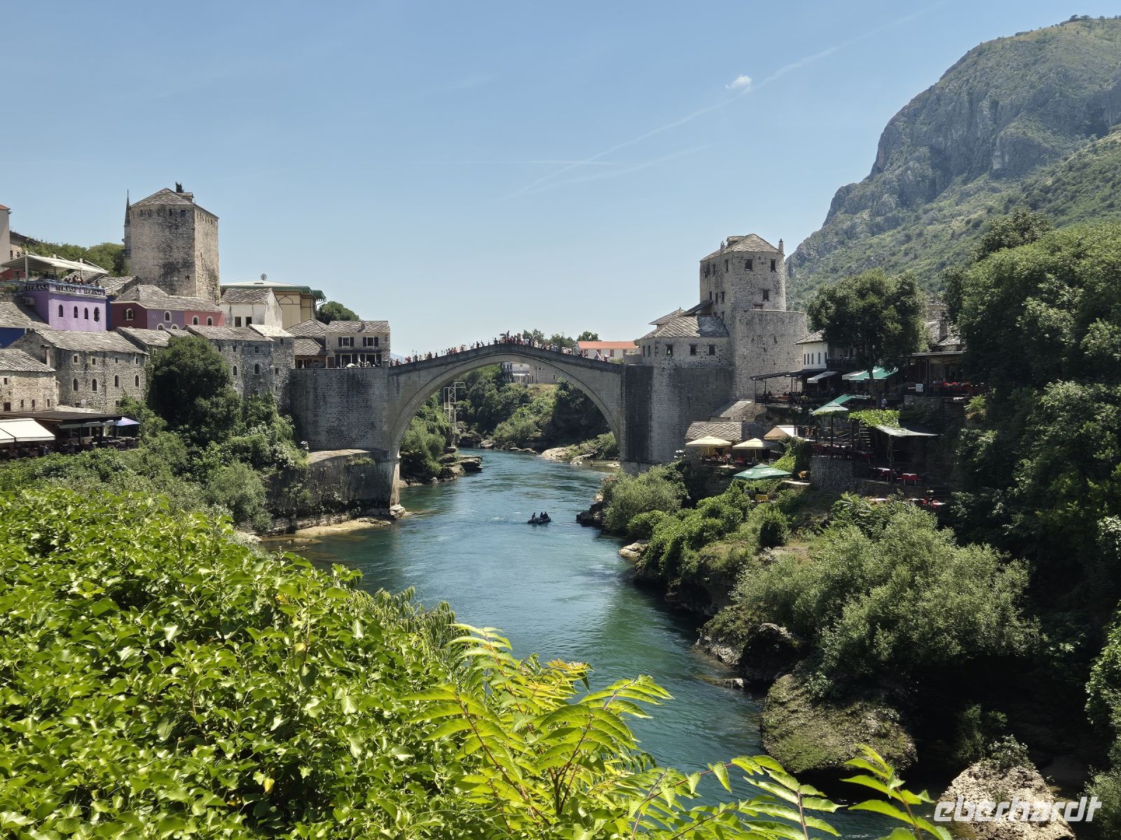 Tag 5 - Mostar - Stari Most mit beiden Wachtürmen &ndash; &copy; Jana Wessendorf (Eberhardt TRAVEL)