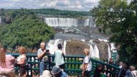 Aussicht auf die Wasserfälle in Brasilien. Foto: Anette Rietz &ndash; &copy; Anette Rietz (Eberhardt TRAVEL)