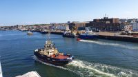 Ausfahrt aus dem Hafen Ijmuiden 20230820_163454.jpg &ndash; &copy; Marlies Thrum (Eberhardt TRAVEL)
