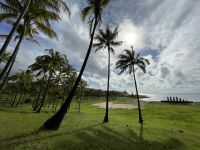 Zu Besuch am Traumstrand Anakena &ndash; &copy; Jacob Spangenberg (Eberhardt TRAVEL)