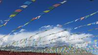 0728 Lhasa - Gebetsfahnen &ndash; &copy; Annette Weise (Eberhardt TRAVEL)