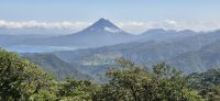 91 Blick auf Vulkan El Arenal und Arenal See