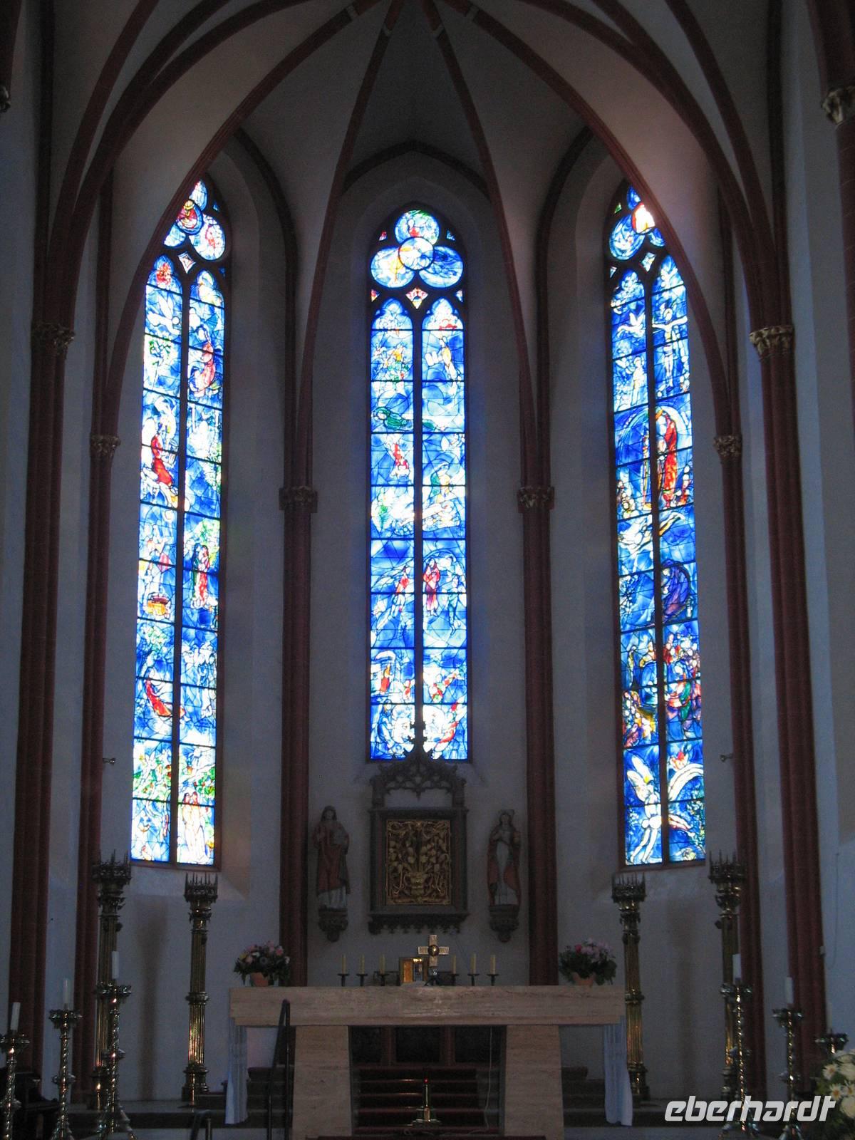 St. Stephan, Chagallfenster &ndash; &copy; Ina Lakermann (Eberhardt TRAVEL)