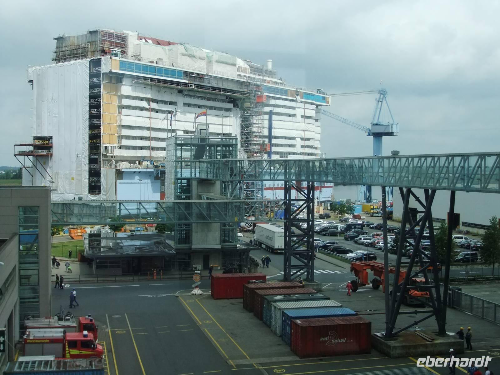 Auf der Meyer-Werft &ndash; &copy; Martina Pötschke (Eberhardt TRAVEL)