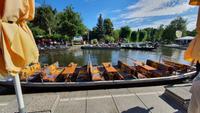 Spreewaldkahn mit Corona-Schutzwänden &ndash; &copy; Kristin Weigel (Eberhardt TRAVEL)