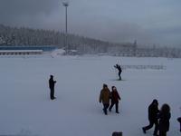 im Oberhofer Biathlonstadion 