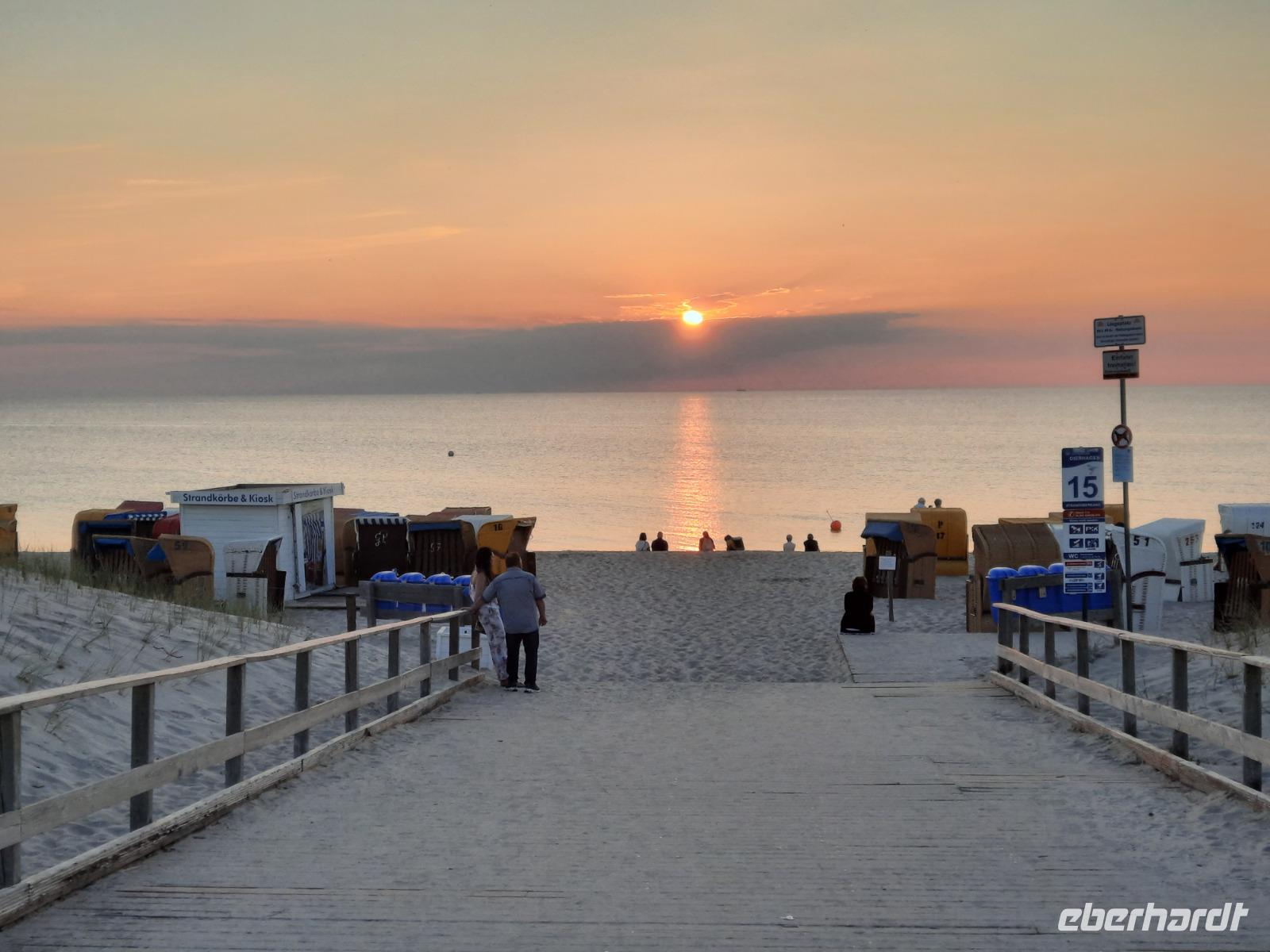 Ostseebad Dierhagen - Sonnenuntergang  &ndash; &copy; Katrin Deutschbein (Eberhardt TRAVEL)