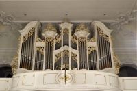 Tag 1 Abendspaziergang in Saarbrücken, Orgel in der Basilika St. Johann &ndash; &copy; Gabriele Sauer (Eberhardt TRAVEL)