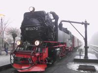 Die Brockenbahn bekommt Wasser &ndash; &copy; Peter Rudolph (Eberhardt TRAVEL)