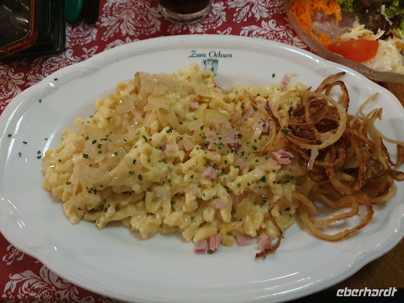 Abendessen im Gasthaus zum Ochsen Ladenburg &ndash; &copy; Sophia Bär (Eberhardt TRAVEL)