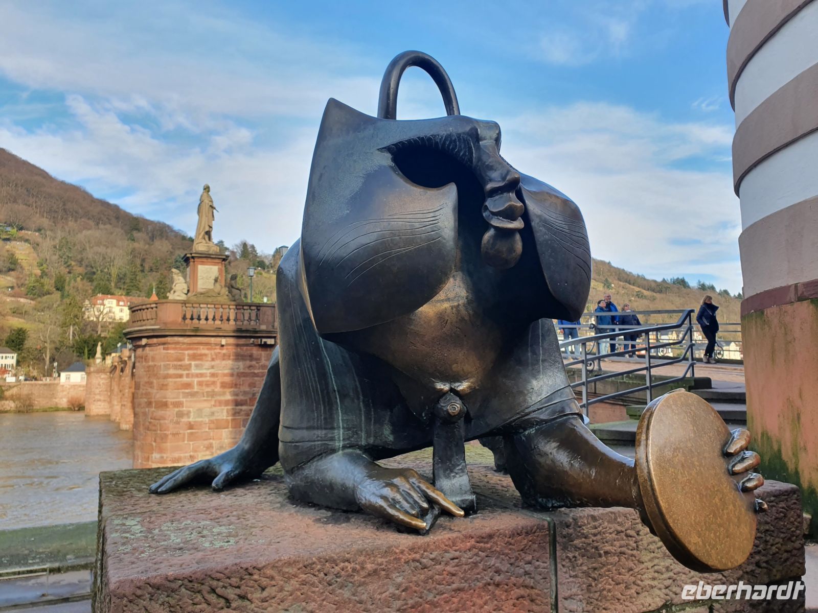 Brückenaffe Heidelberg &ndash; &copy; Sophia Bär (Eberhardt TRAVEL)