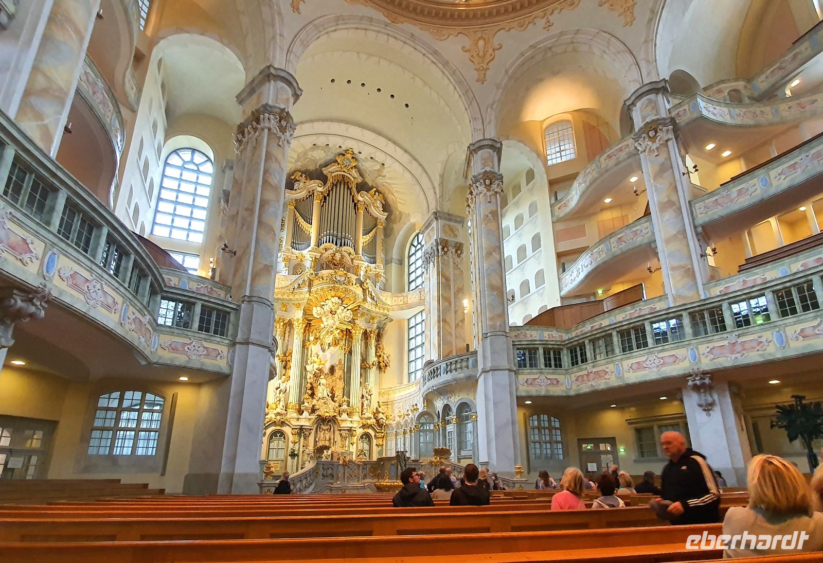 Innenraum der Dresdner Frauenkirche &ndash; &copy; Kristin Weigel (Eberhardt TRAVEL)
