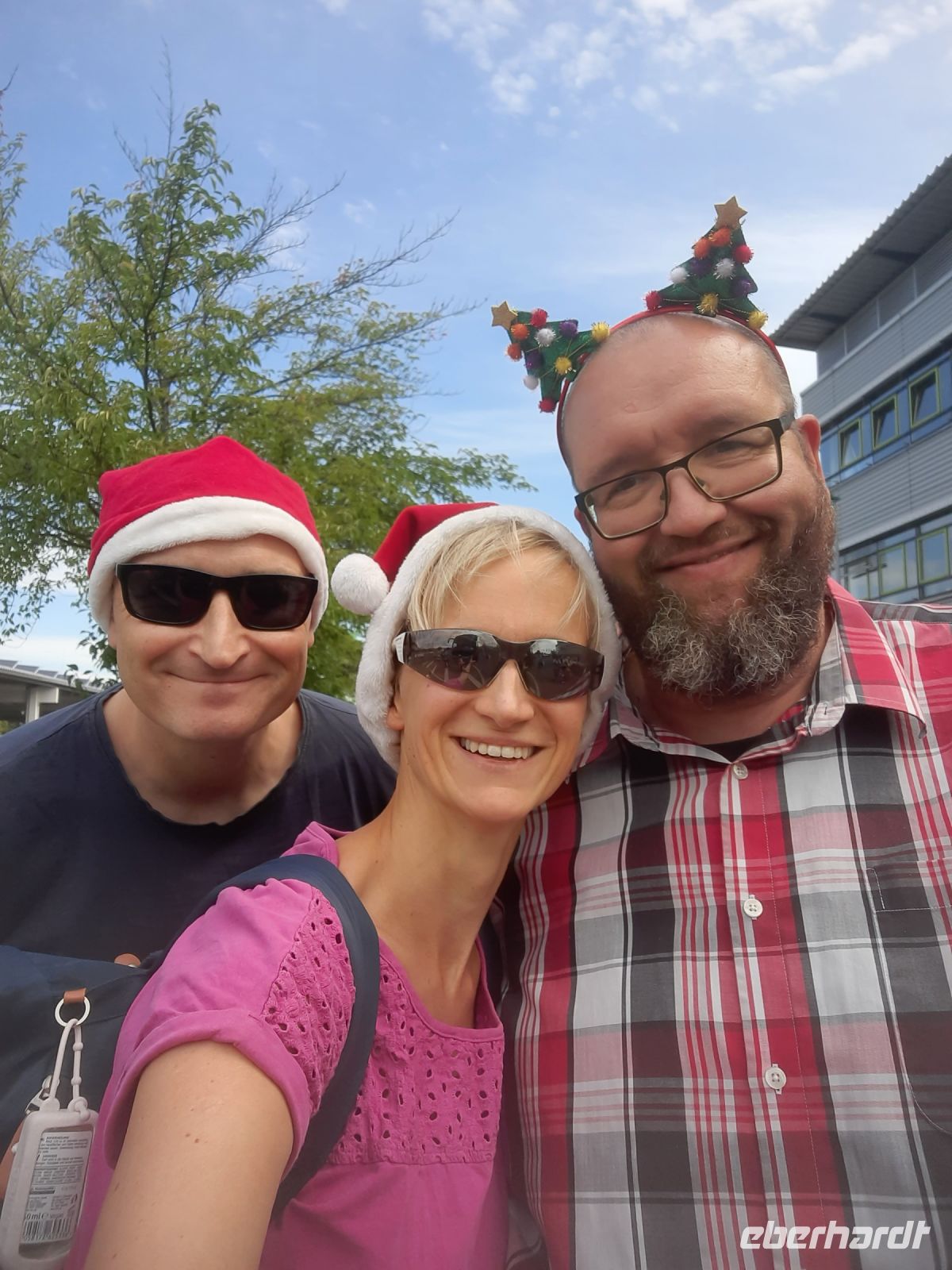 Das RADAU-Team Uwe, Doreen & René im Einsatz &ndash; &copy; Doreen Päßler (Eberhardt TRAVEL)