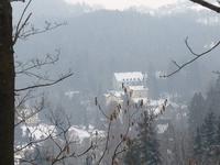 Blick zum Hotel