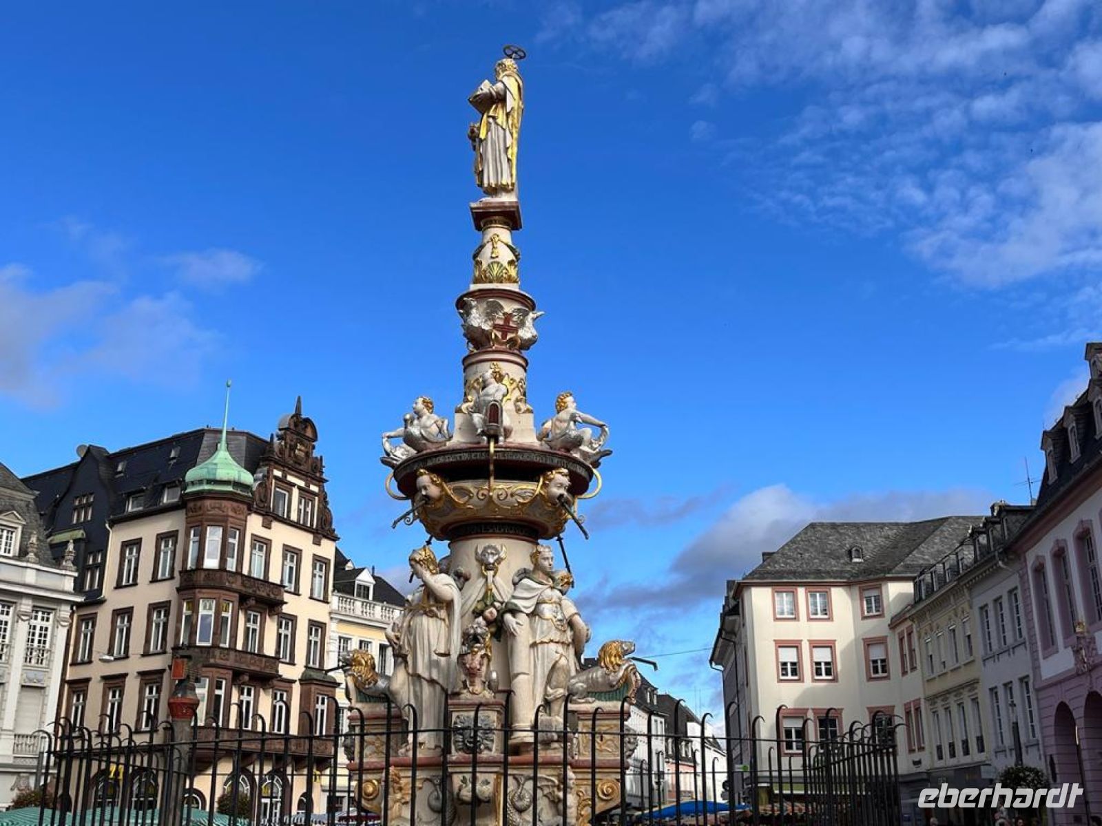 Tag 6 Stadtrundgang Trier, Marktbrunnen &ndash; &copy; Gabriele Sauer (Eberhardt TRAVEL)