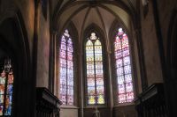 Tag 4 Abtei Tholey,  Fenster von Gerhard Richter &ndash; &copy; Gabriele Sauer (Eberhardt TRAVEL)