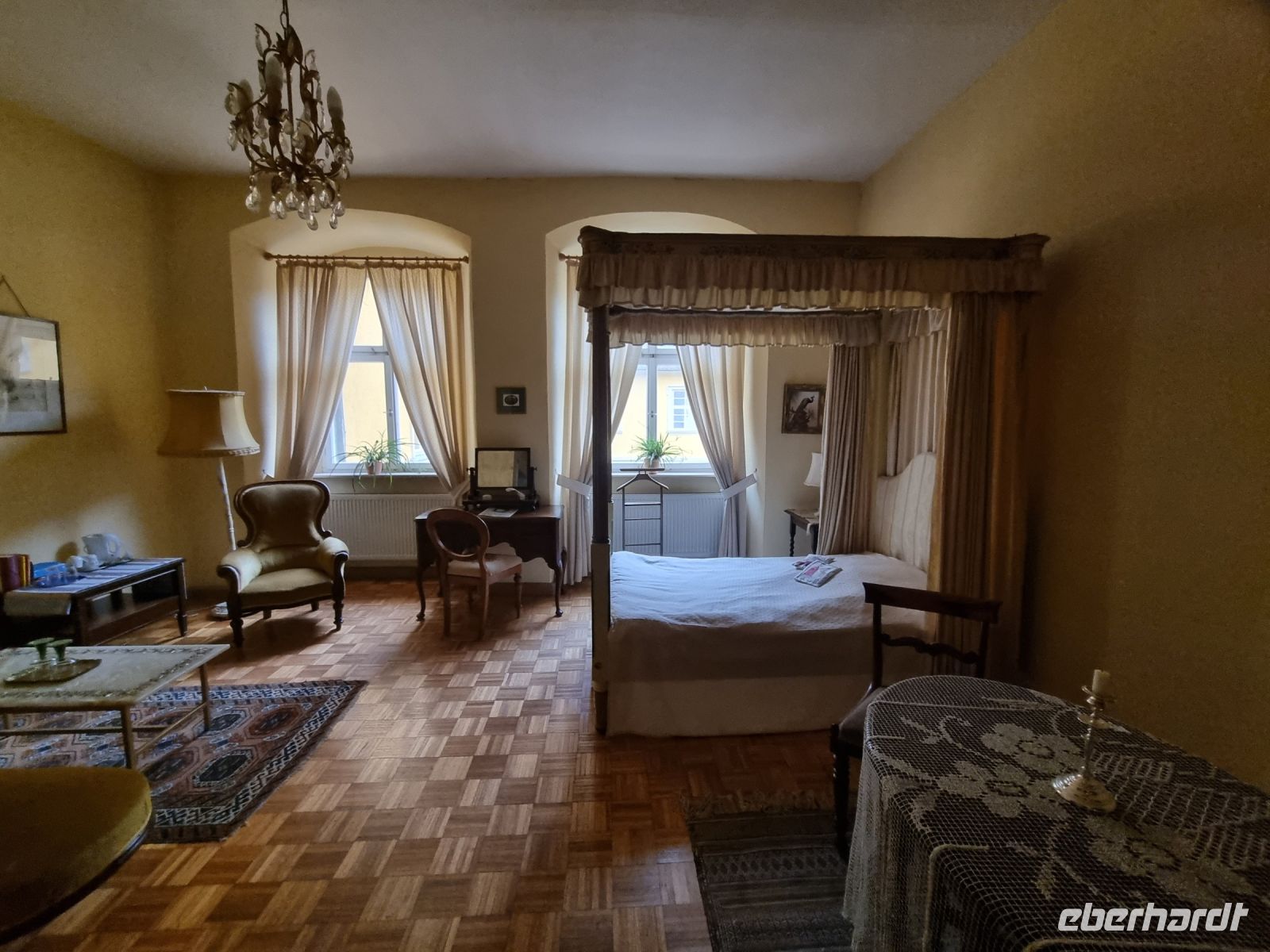 Schloss Zeilitzheim - Himmelbettzimmer &ndash; &copy; Katrin Deutschbein (Eberhardt TRAVEL)