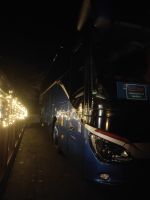 Weihnachtlicher Eberhardt Reisebus