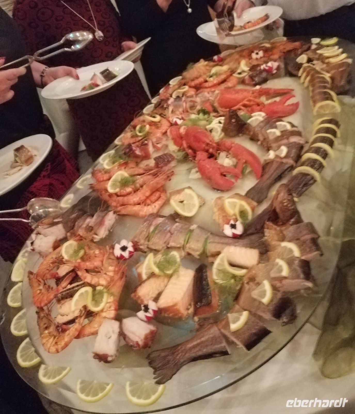 Silvester-Buffet: Fischplatte &ndash; &copy; Andrej Kulikov (Eberhardt TRAVEL)