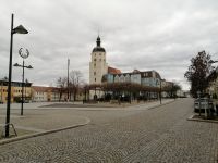 Marktplatz in Lübben, Paul-Gerhardt-Kirche &ndash; &copy; Andrej Kulikov (Eberhardt TRAVEL)