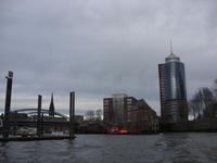Blick zur neuen Hafen City