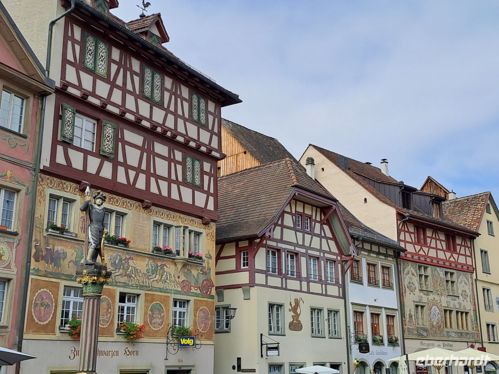 Blick über den Rathausplatz - Stein am Rhein &ndash; &copy; Gisela Hohlfeld (Eberhardt TRAVEL)