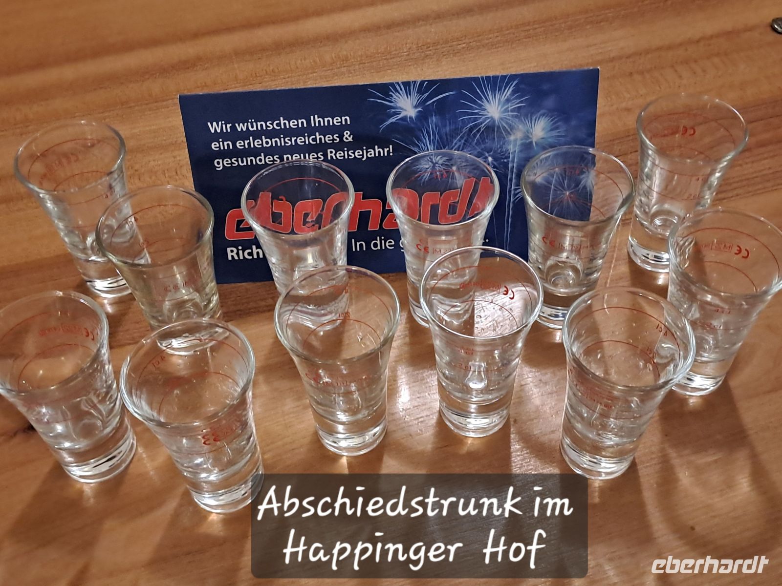 Abschiedumtrunk &ndash; &copy; Gisela Hohlfeld (Eberhardt TRAVEL)