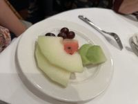 Abendessen aus der MS Thurgau Saxonia - Nachtisch &ndash; &copy; Sabine Letzybyll (Eberhardt TRAVEL)