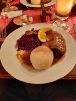 2024_Weihnachtsreise_Dresden: Dresden - Abendesse im Pulverturm - Menü &ndash; &copy; Dieter Braune (Eberhardt TRAVEL)