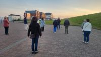 Linedance in der Abendsonne
