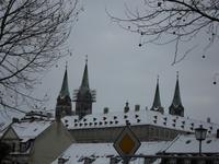 der Dom hinter der Neuen Residenz