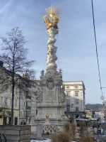 Silvesterreise Passau: Die Dreifaltigkeitssäule in Linz