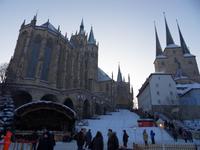 Am Erfurter Weihnachtsmarkt