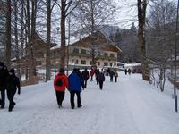 Spaziergang zum Schloss Linderhof