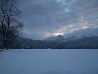 Blick auf die Tannheimer Berge