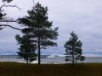 Blick auf den Seesteg in Binz