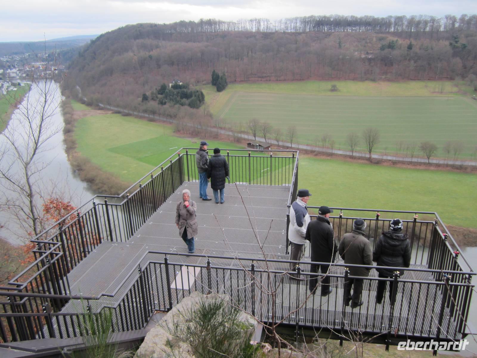 Weser-Skywalk  mit Blick auf Bad Karlshafen &ndash; &copy; Gisela Gerlach (Eberhardt TRAVEL)