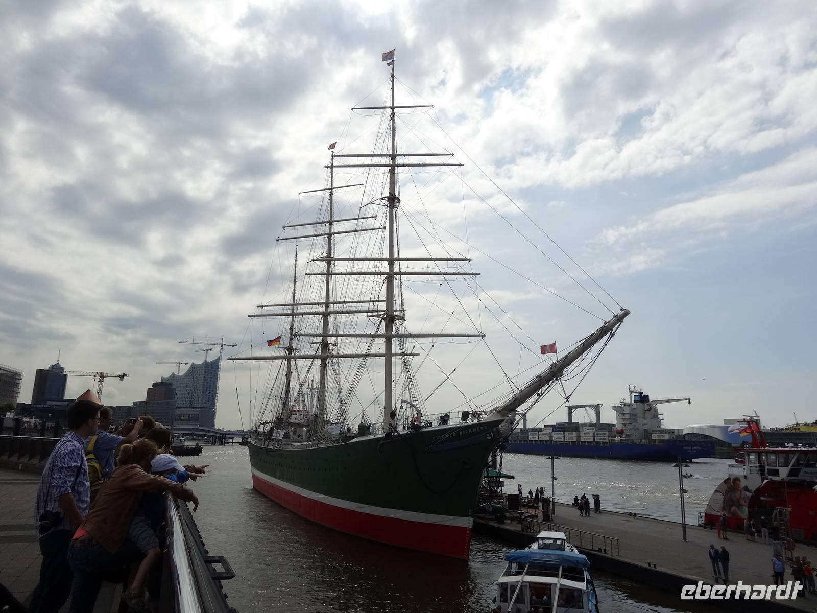 das Segelschiff Rickmer Rickmers im Hafen &ndash; &copy; Christina Günther (Eberhardt TRAVEL)